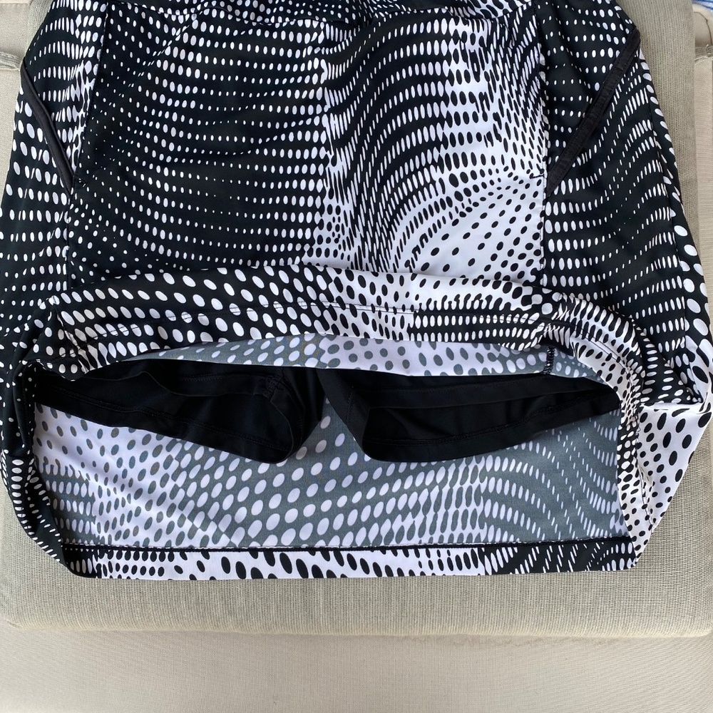 EP Pro Skort Black Geometric Shorts Sport Tennis Golf Active Athletic Sz S/P - Picture 7 of 8